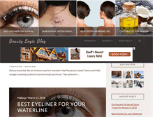 Tablet Screenshot of beautylogicblog.com